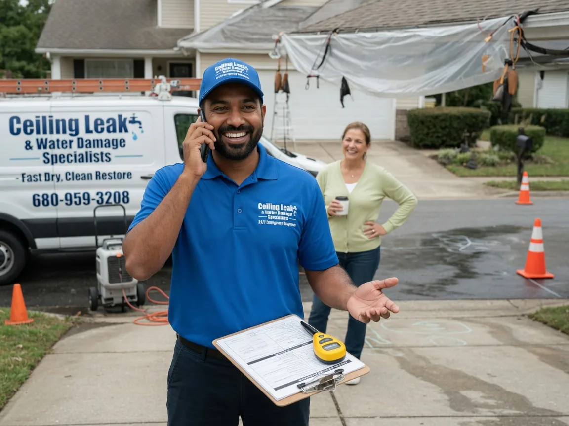 Ceiling Leak Cleanup Convoy, OH FAQs